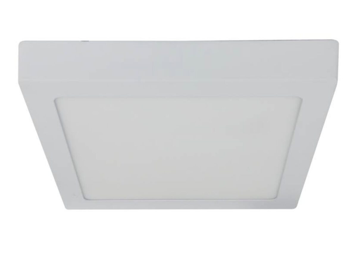 Plafon natynkowy LED 12 W 4000 K biały kwadratowy 17 cm