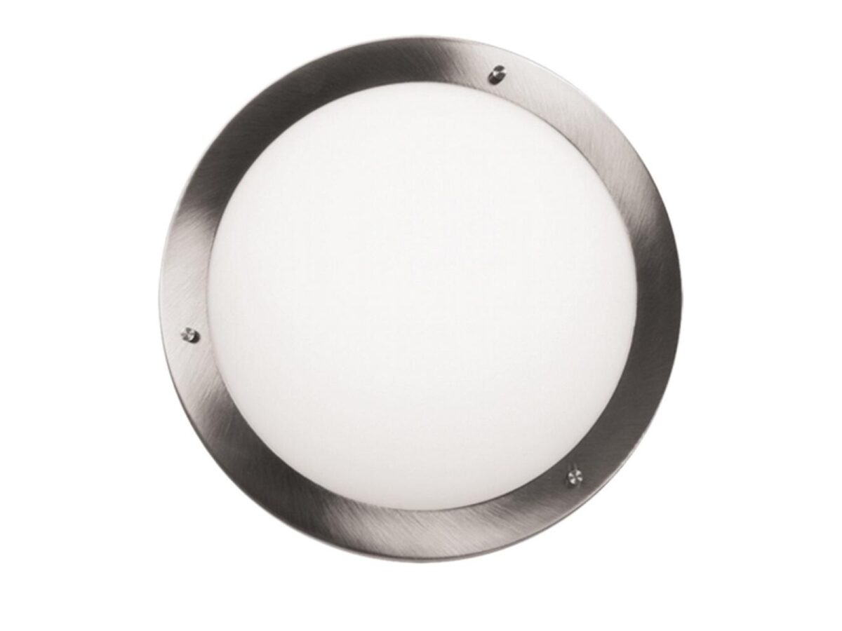 Plafon Olomano IP44 18 cm nikiel satynowy bez żarówki