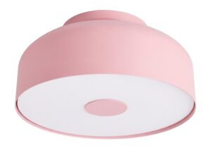 Miniaturka 7 - Plafon OMIRA różowy na białym tle