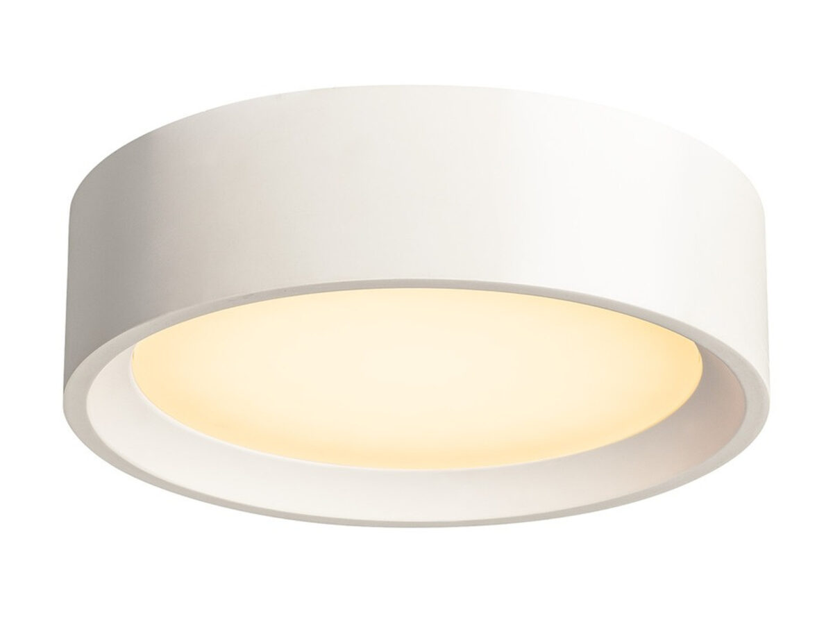 Plafon Plastra LED gipsowy biały 25 cm