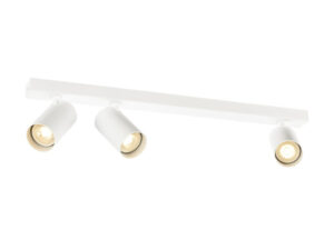 Miniaturka 1 - Biała oprawa natynkowa Enola 2.0 M 60 cm z trzema reflektorami
