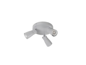 Miniaturka 5 - Szary plafon Puri 2.0 Dome z widocznymi oprawkami GU10