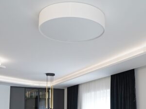 Miniaturka 7 - Biały plafon Rondo 60 cm w wersji niskiej w aranżacji
