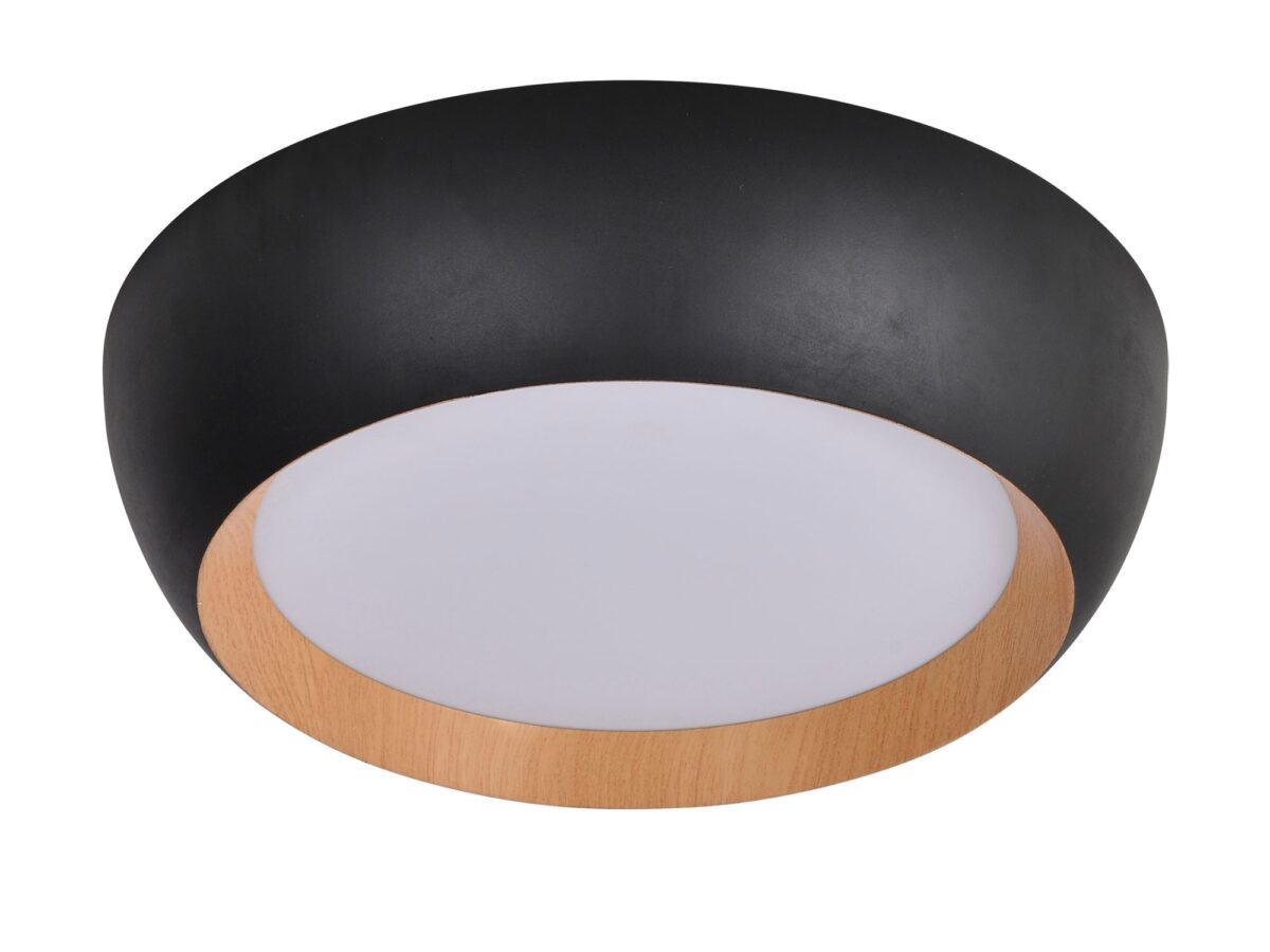 Plafon LED Salotora 40 cm z białym kloszem 24 W