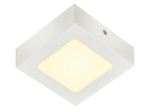 Miniaturka 3 - Biały kwadratowy plafon Senser 12 LED 3000 K – ujęcie główne