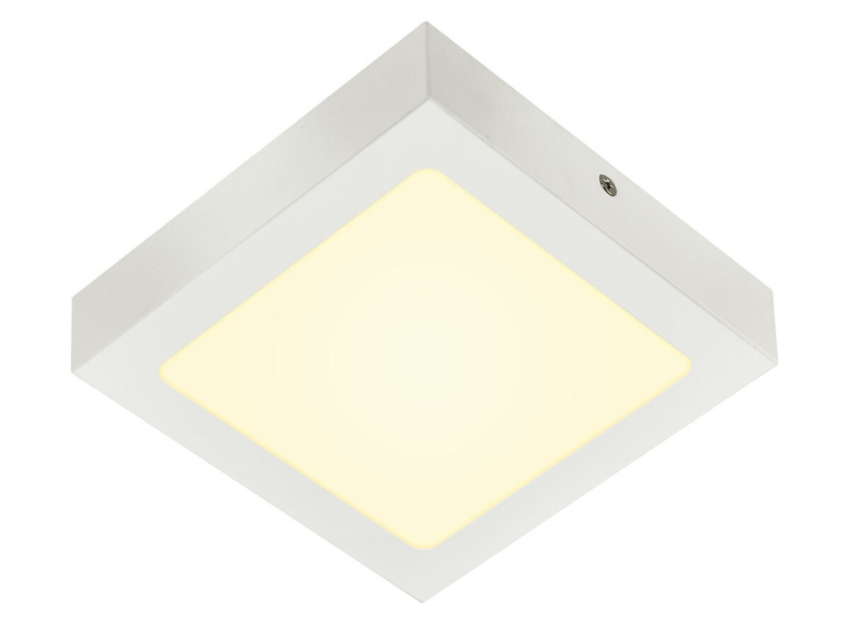 Plafon Senser 18 LED kwadratowy biały 16,5 cm