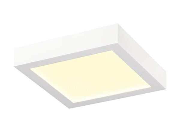 Biały kwadratowy plafon Senser 2.0 24 LED PHASE widok główny