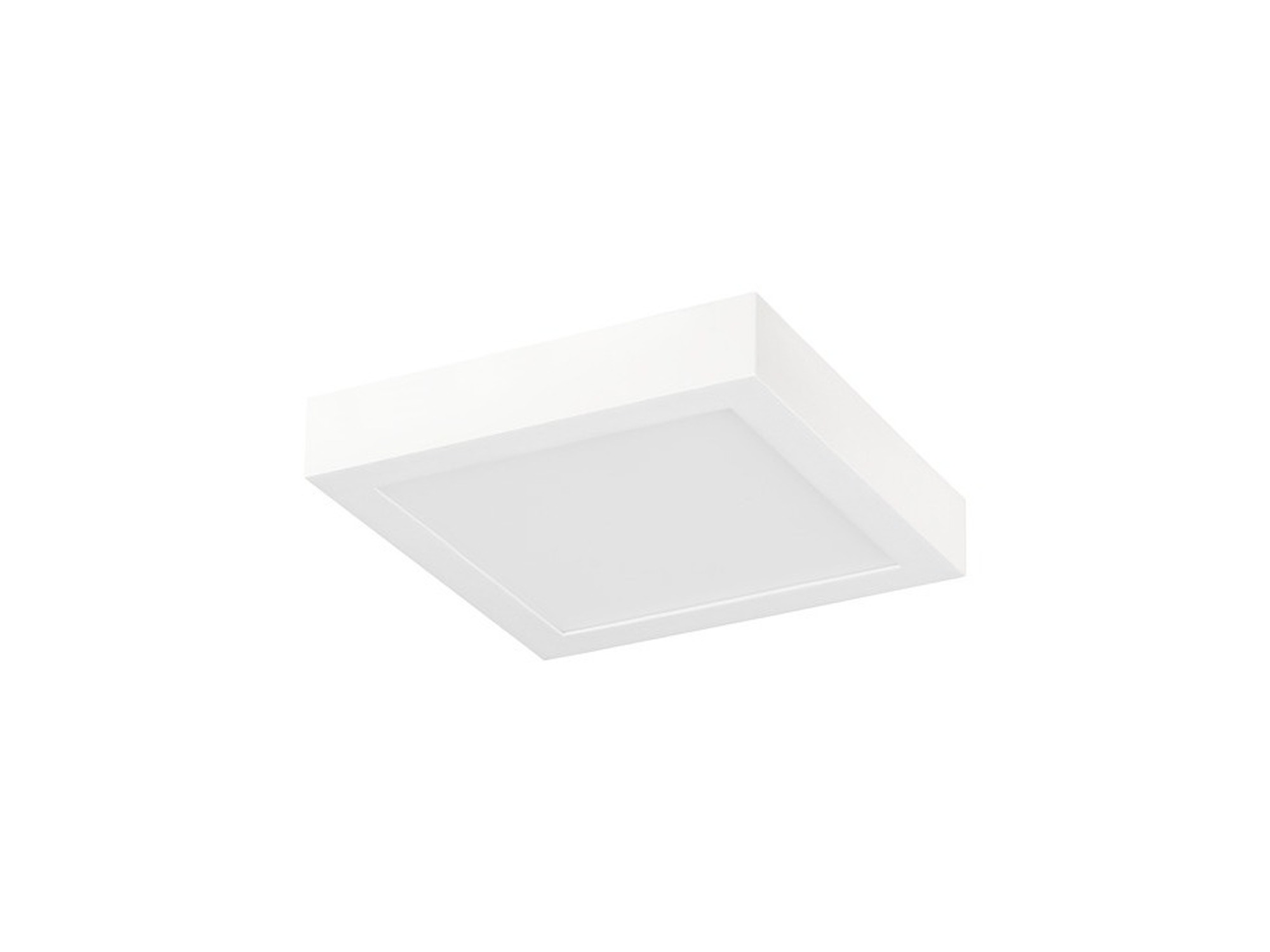 Kwadratowy plafon Senser 2.0 24 LED – profil obudowy