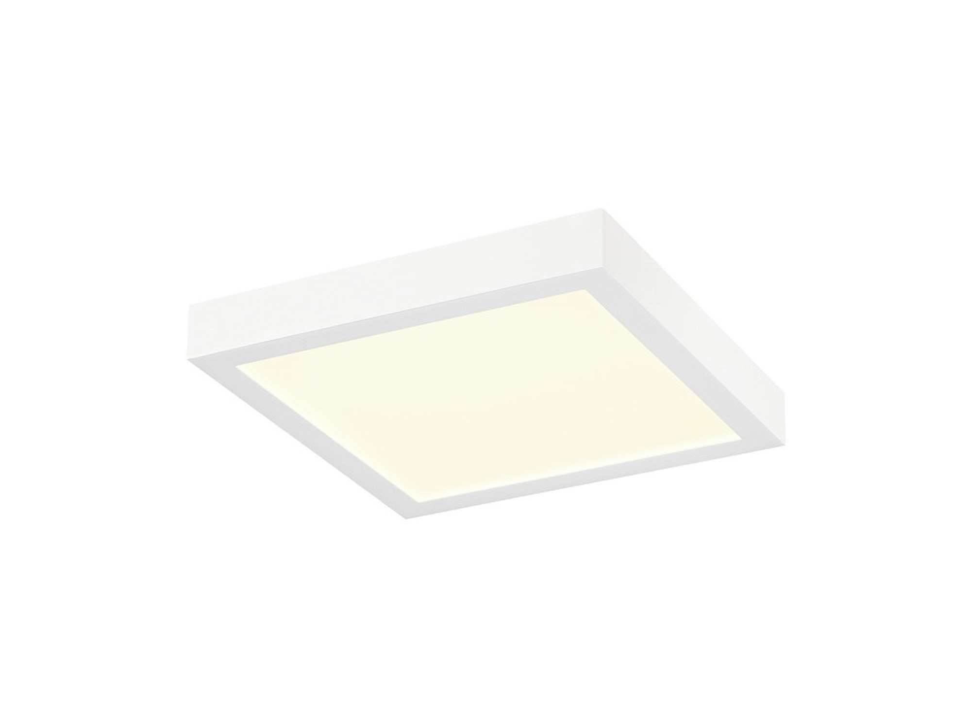 Plafon Senser 2.0 30 LED – kwadratowa obudowa widziana od spodu