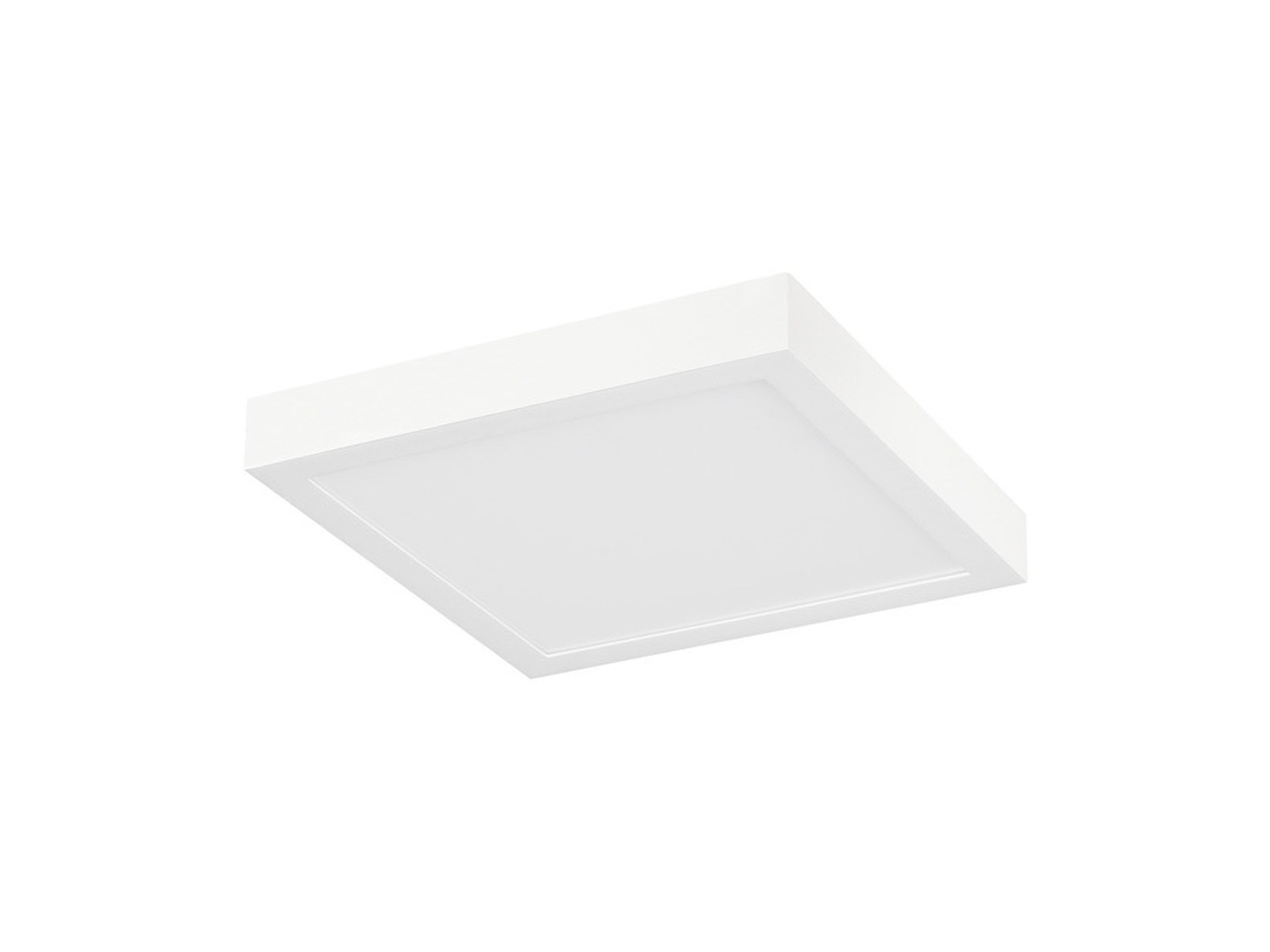 Plafon Senser 2.0 30 LED – biały panel przy wyłączonym świetle