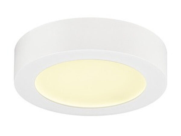 Plafon ścienno-sufitowy Senser 2.0 18 biały LED, widok z przodu