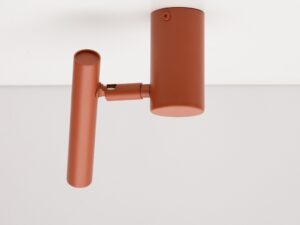 Miniaturka 6 - Plafon Sopel 1 krótki ceglany na suficie z cylindrycznym reflektorem pionowo