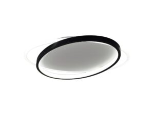 Miniaturka 8 - Czarno-biały plafon LED 30 W CCT z dwoma ringami na białym tle