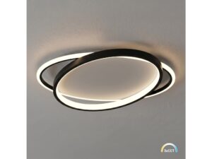 Miniaturka 1 - Lampa sufitowa LED 30 W z dwoma świecącymi ringami pod sufitem