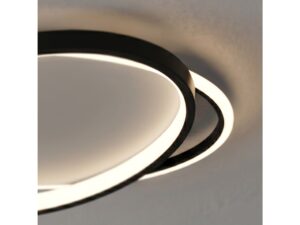 Miniaturka 6 - Detal przeplatających się ringów lampy sufitowej LED 30 W