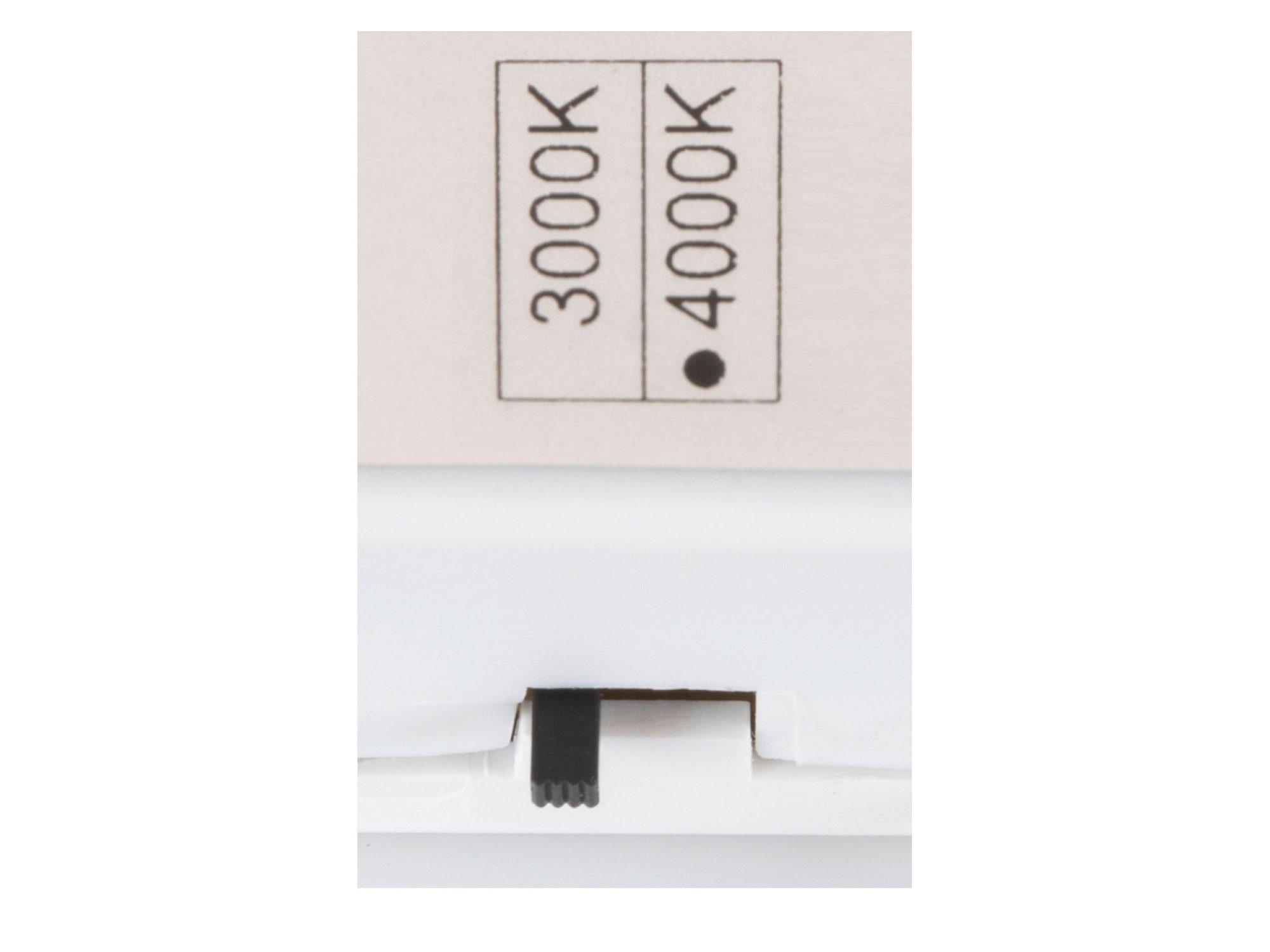 Przełącznik 3000 i 4000 K we wnętrzu plafonu Surface V 390