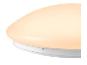 Miniaturka 3 - Zbliżenie białego klosza plafonu Surface V 390 i obrzeża obudowy