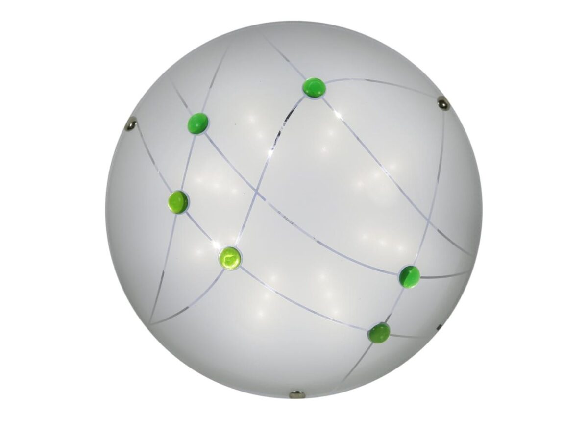 Plafon LED Tamanio 30 cm z ozdobnymi kryształkami 10 W