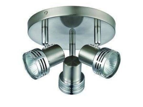 Plafon Tamoda chromowany z trzema cylindrycznymi reflektorami GU10