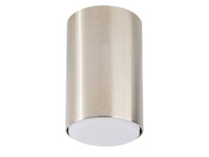 Miniaturka 6 - Plafon Tubo L srebrny szczotkowany, satynowany stalowy cylinder