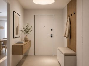 Miniaturka 5 - Biały plafon Velis LED 60 W IP54 w aranżacji wnętrza