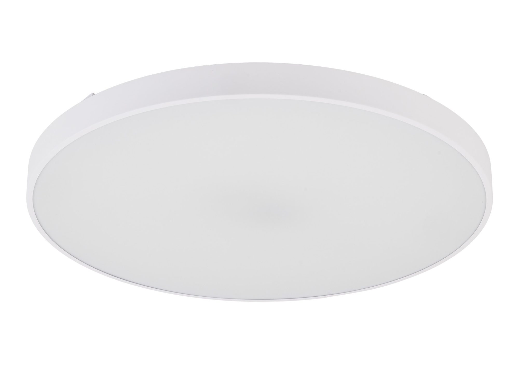 Biały plafon Velis LED 60 W IP54, packshot na białym tle