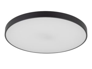 Miniaturka 6 - Plafon Velis LED 60 W IP54 czarny z białym dyfuzorem, packshot