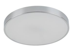 Miniaturka 2 - Plafon Velis LED 30 W w chromowanym wykończeniu i z białym kloszem