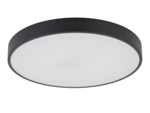 Miniaturka 8 - Czarny plafon Velis LED 30 W o średnicy 40 cm na białym tle