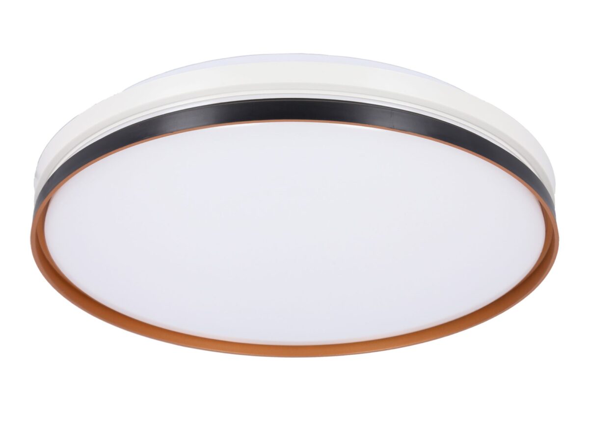 Plafon LED Volovina czarno-biało-złoty 40 cm 24 W