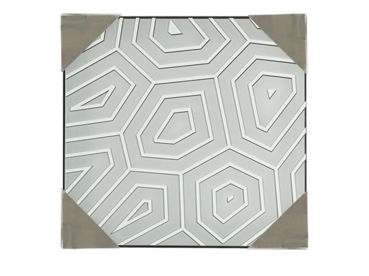 Plafon szklany Zenodora geometryczny 40 cm