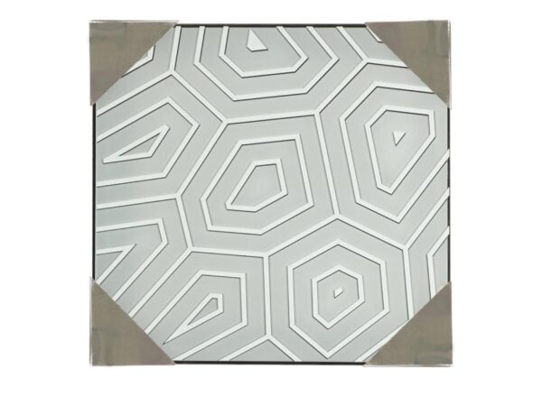 Plafon szklany Zenodora geometryczny 40 cm