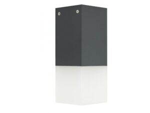 Miniaturka 2 - Oprawa sufitowa CUBE CB-S DG antracytowa na białym tle
