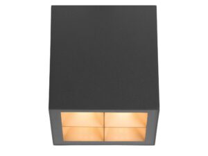 Miniaturka 1 - Plafon sufitowy S-Cube widok boczny obudowy