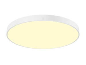 Miniaturka 1 - Biała plafoniera LED Plavero 90 cm – widok główny