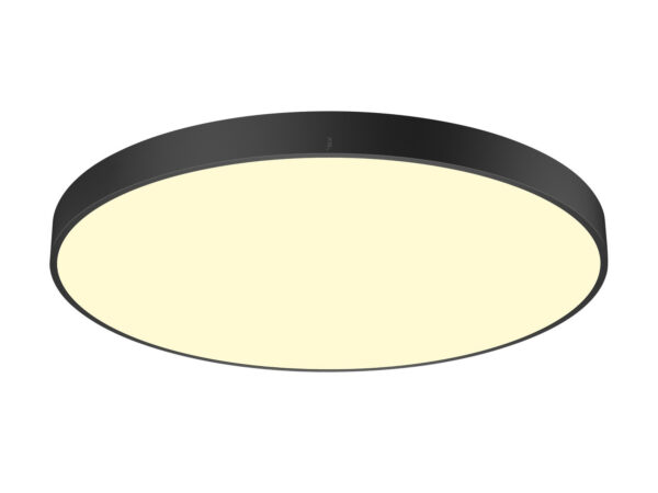 Czarna plafoniera LED Plavero 90 cm – widok główny