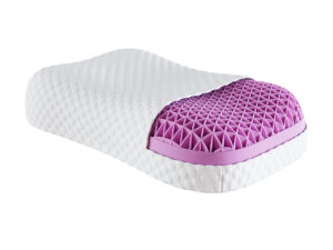 Miniaturka 2 - Poduszka chłodząca TPE Ventaris z siatką 3D — wkład w uchylonym pokrowcu, na białym tle
