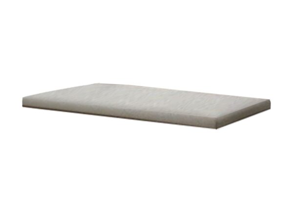 Poduszka siedziskowa 4 cm Arvello 60 × 32 cm beżowy welur