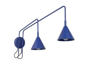 Miniaturka 67 - Podwójny kinkiet z włącznikiem Sorvella 150 cm Ultramaryna