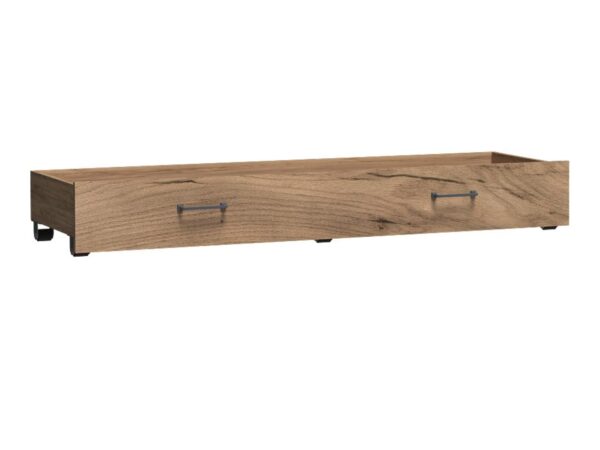 Pojemnik na pościel Ambrina 150 cm w dekorze Kraft złoty na kółkach