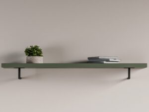 Miniaturka 7 - Półka ścienna Arrovia 130 cm z metalową nadstawką – zdjęcie 12