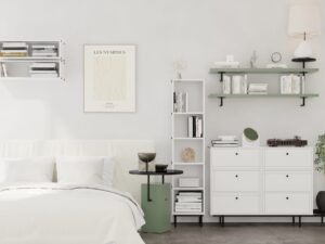 Miniaturka 9 - Półka ścienna Arrovia 130 cm z metalową nadstawką – zdjęcie 14