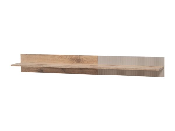 Półka wisząca prosta Cativaro 160 cm dąb Viking kaszmir