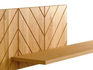 Miniaturka 3 - Półka dębowa ścienna Jorvano 98 cm dąb naturalny w aranżacji wnętrza 3