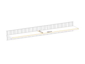 Miniaturka 1 - Wymiary wewnętrzne półki Lioren 160 cm