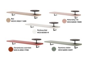 Miniaturka 6 - Półka ścienna Arrovia 130 cm bez nadstawki – zdjęcie 6