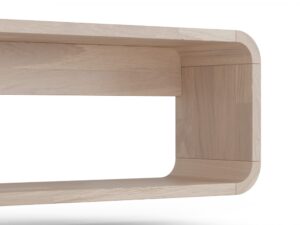 Miniaturka 3 - Półka ścienna dębowa Marvello 100 cm dąb bielony w aranżacji wnętrza 3