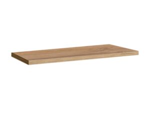 Miniaturka 4 - Półka Kelmoro 60 cm w dekorze dębu Wotan – krótka bryła o prostych krawędziach