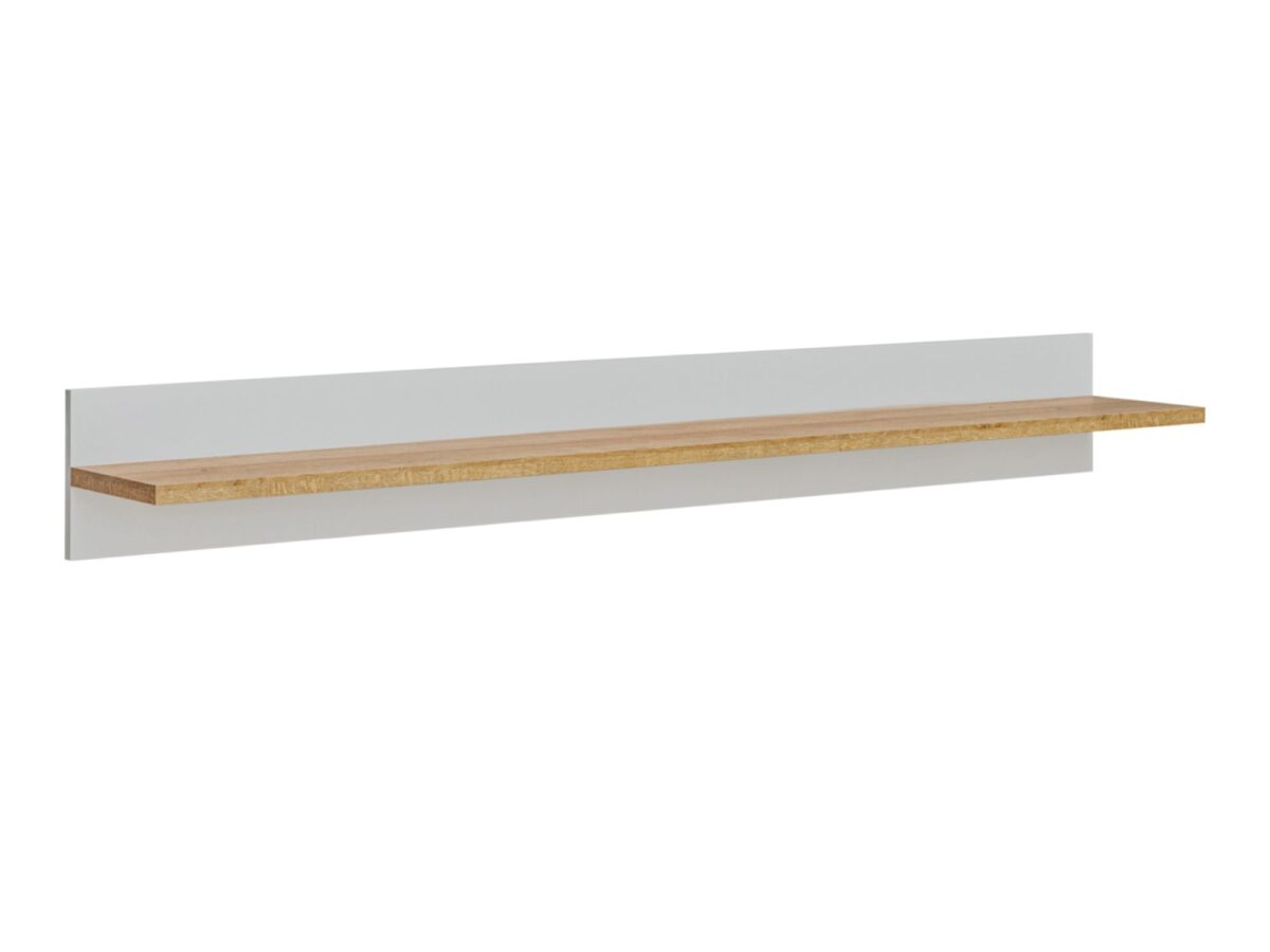 Półka ścienna zestaw 2 półek Bolvano 160 cm Perla Gray Riviera