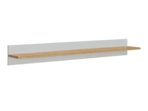 Miniaturka 2 - Półka ścienna zestaw 2 półek Bolvano 160 cm Perla Gray Riviera